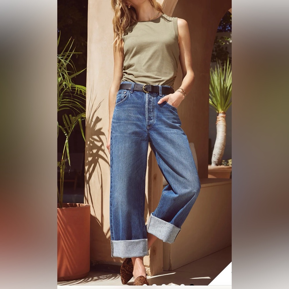 Citizens Of Humanity Blue Straight Leg Jeans